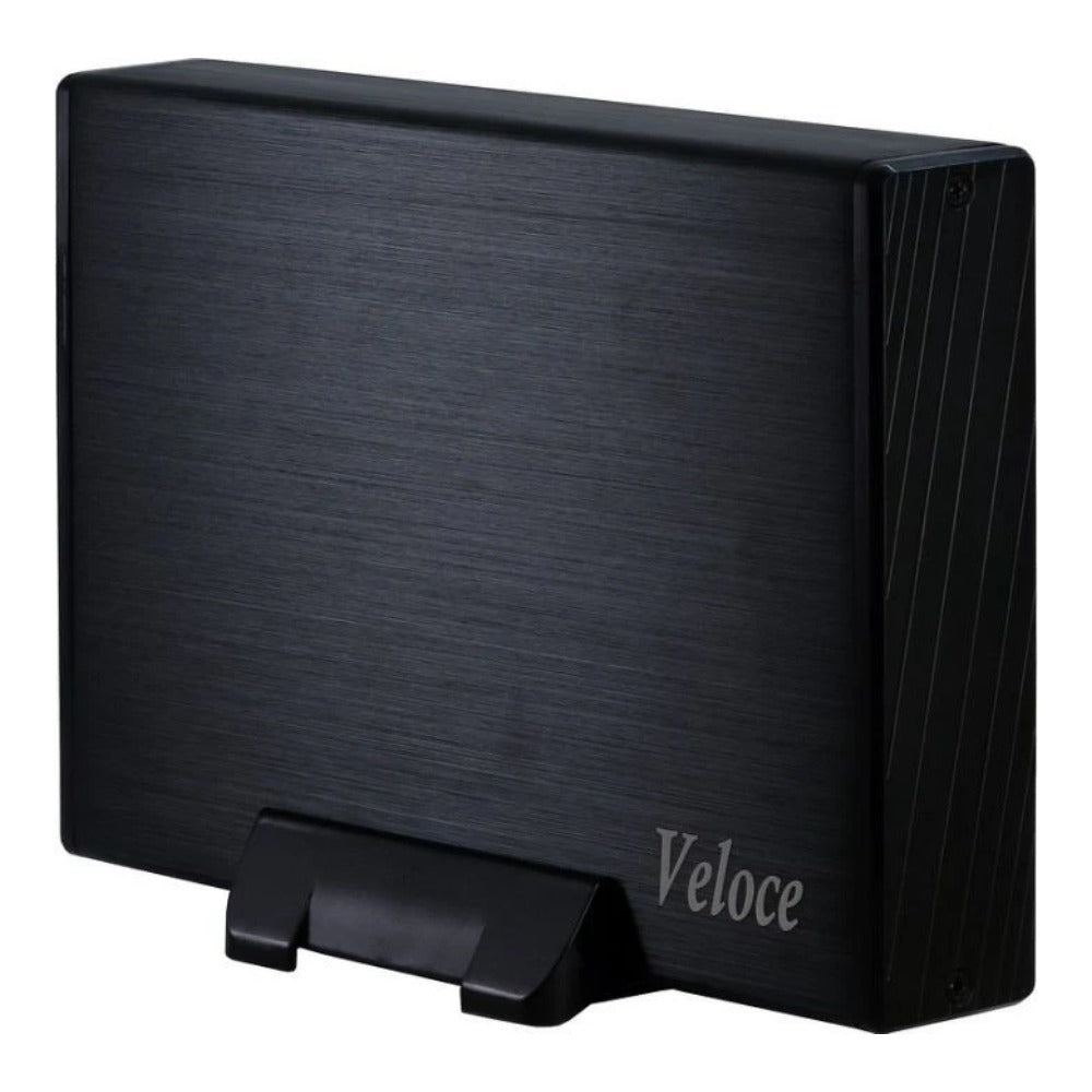 Inter - Tech Veloce GD - 35612 - 3.5 Zoll - SATA - Serial ATA II - 5 Gbit/s - Schwarz - Laufwerks-Gehäuse