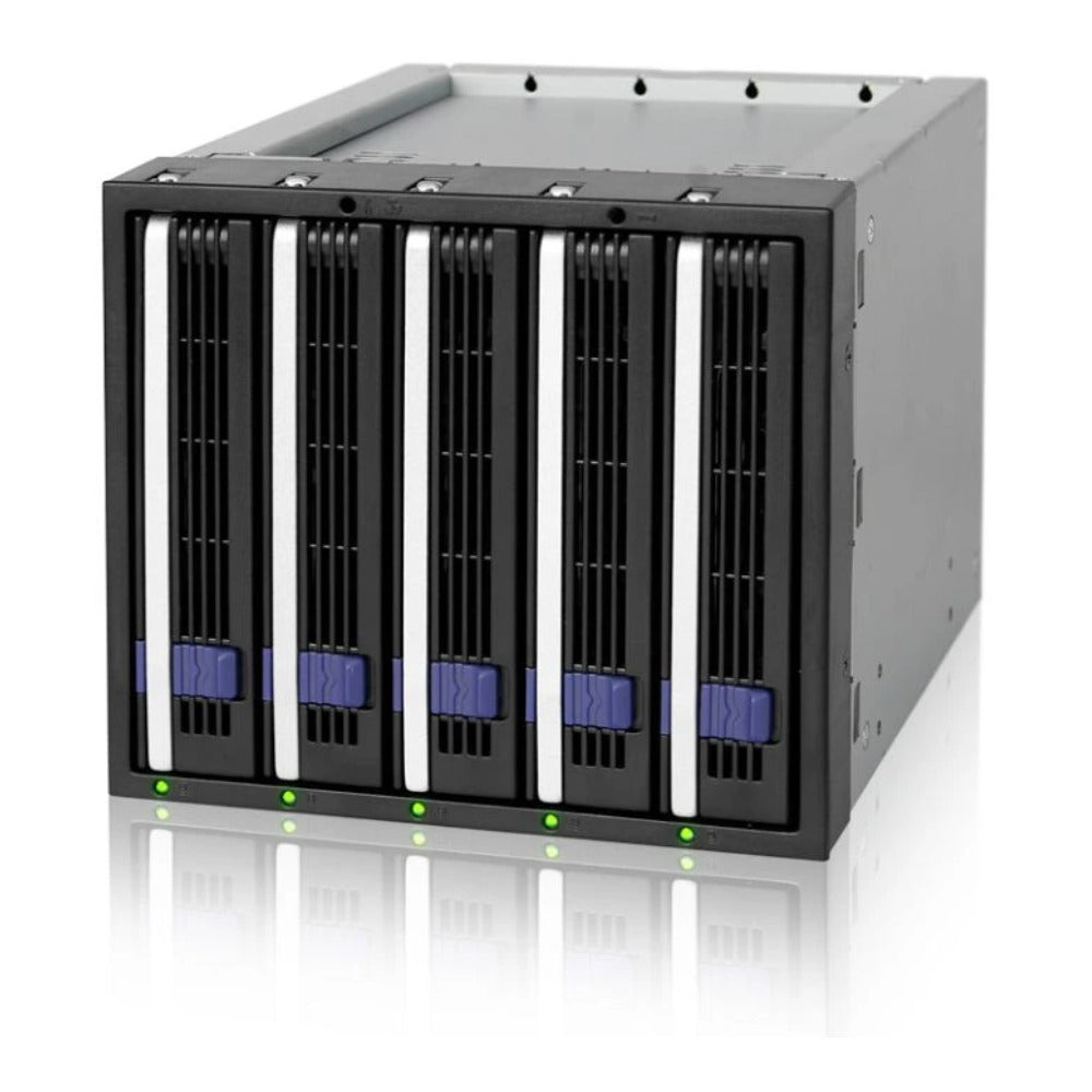 Icy Dock MB155SP - B - Schwarz - 1 Lüfter - 6 Gbit/s - 146,4 mm - 200,4 mm - 125 mm - Laufwerks-Gehäuse
