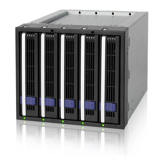Icy Dock MB155SP - B - Schwarz - 1 Lüfter - 6 Gbit/s - 146,4 mm - 200,4 mm - 125 mm - Laufwerks-Gehäuse