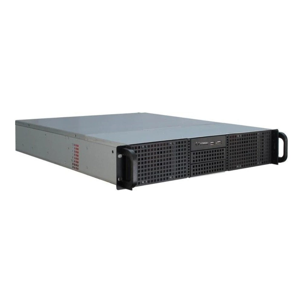 Inter - Tech 2U - 20255 - Rack - Server - Schwarz - Edelstahl - ATX - micro ATX - Mini - ATX - Mini - ITX - Stahl - HDD - Netzwerk - Leistung - Server-Gehäuse