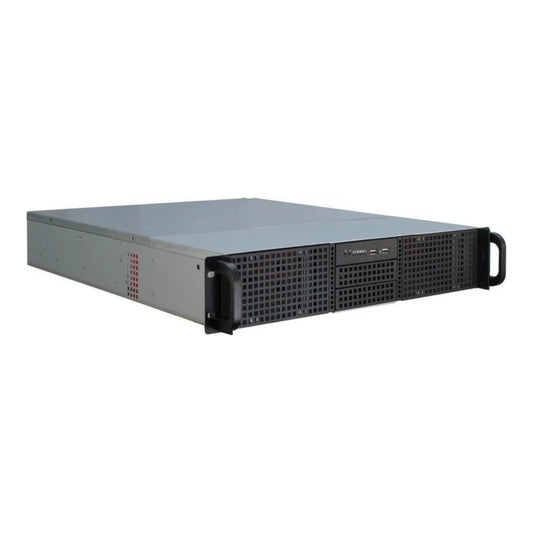 Inter - Tech 2U - 20255 - Rack - Server - Schwarz - Edelstahl - ATX - micro ATX - Mini - ATX - Mini - ITX - Stahl - HDD - Netzwerk - Leistung - Server-Gehäuse