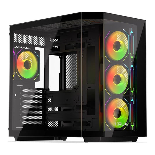 Krux Empero schwarz Tempered Glass x 2 - Gehäuse