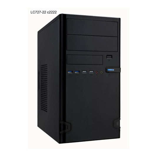 Linkworld PC Gehäuse Micro ATX 7271 - 22 USB 2.0/3.0 St. Blech - ATX - Gehäuse
