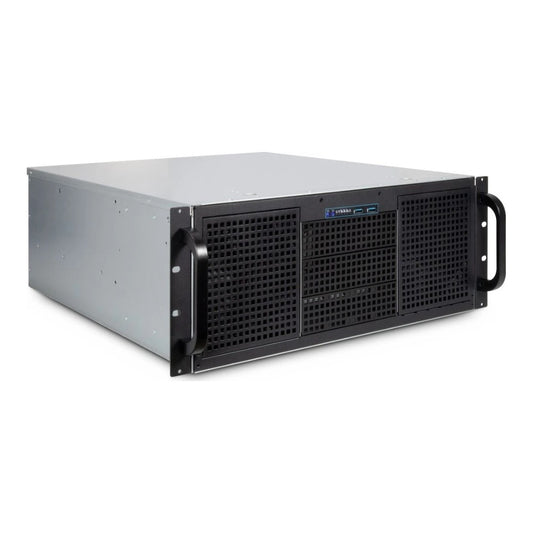 Inter - Tech 4U 40248 - Rack - Server - Schwarz - Grau - ATX - micro ATX - Mini - ITX - SSI CEB - Stahl - Alarm - HDD - Netzwerk - Leistung - Server-Gehäuse