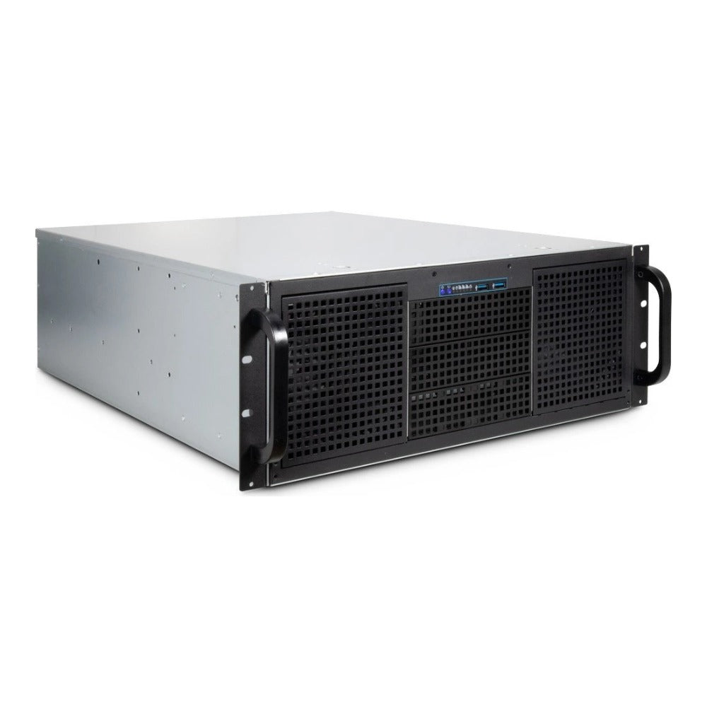 Inter - Tech 4U 40255 - Rack - Server - Schwarz - Grau - ATX - EATX - micro ATX - Mini - ITX - SSI CEB - SSI EEB - Stahl - Alarm - HDD - Netzwerk - Leistung - Server-Gehäuse