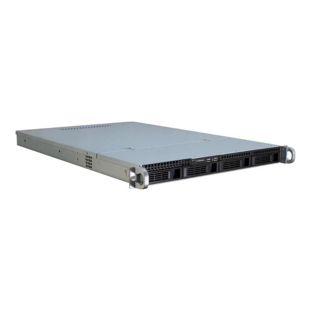 Inter - Tech IPC 1U - 1404 - Rack - Server - Schwarz - Edelstahl - ATX - EATX - micro ATX - Mini - ITX - SSI EEB - Stahl - HDD - Netzwerk - Leistung - Gehäuse