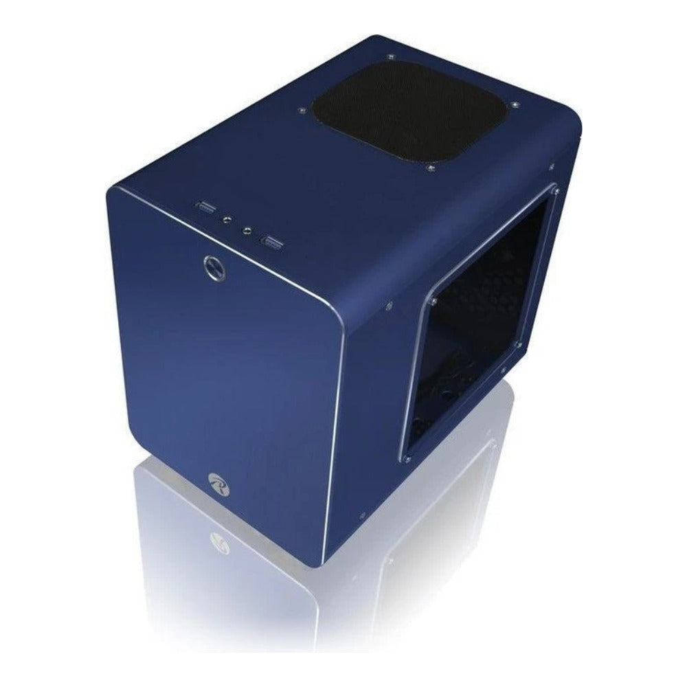 RAIJINTEK METIS PLUS Mini - ITX Gehäuse - blau Window - Mini - ITX - Gehäuse