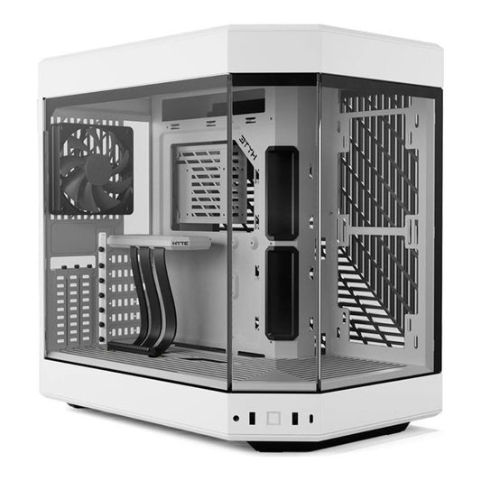 HYTE CS - Y60 - WW - Midi Tower - PC - Weiß - ATX - EATX - ITX - micro ATX - ABS - Stahl - Gehärtetes Glas - 16 cm - Gehäuse