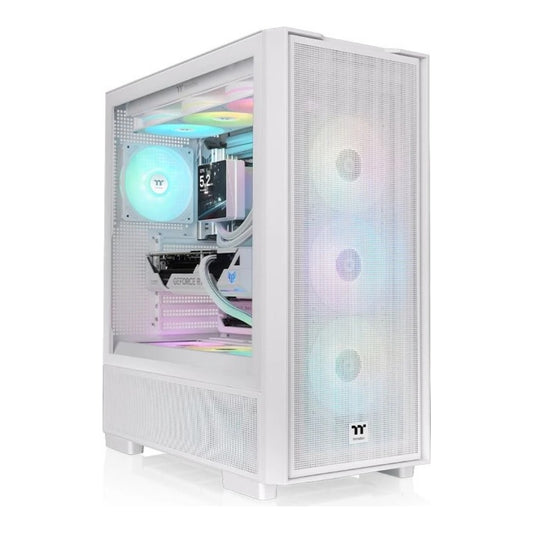 Thermaltake S380 TG ARGB weiss Tempered Glass - Midi/Minitower - ATX - Gehäuse