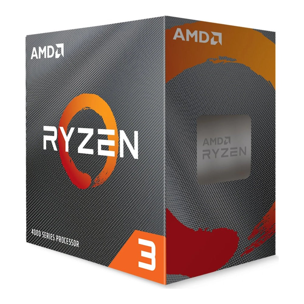 AMD Ryzen 3 4100 AM4 4C/8T with Wraith Stealth Cooler - 4 GHz - 6 MB - Prozessor