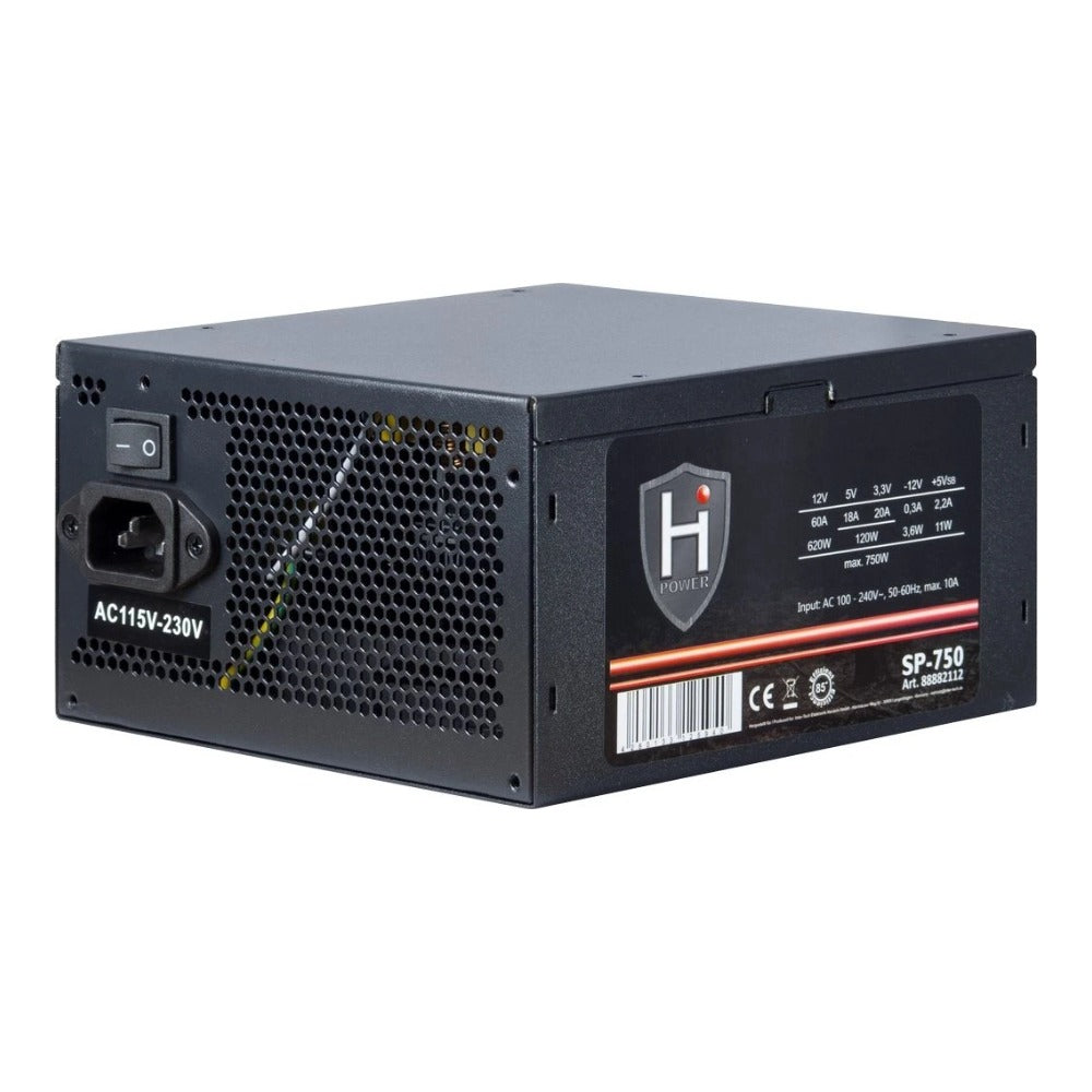Inter - Tech HIPOWER SP - 750 - 750 W - 100 - 240 V - 50 - 60 Hz - 10 A - Aktiv - 120 W - Netzteil