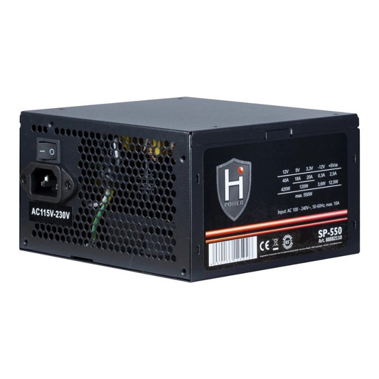 Inter - Tech HIPOWER SP - 550 - 550 W - 100 - 240 V - 50 - 60 Hz - 10 A - Aktiv - 120 W - Netzteil