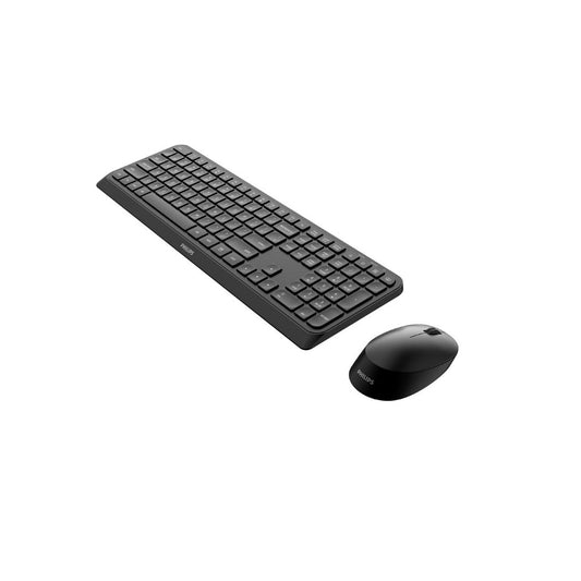 Philips 3000 series SPT6307B/26 - Volle Größe (100%) - Kabellos - RF Wireless - QWERTZ - Schwarz - Maus enthalten - Tastatur
