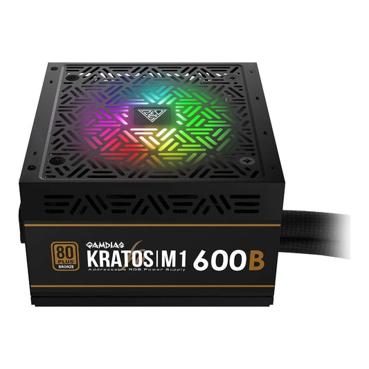 GAMDIAS KRATOS M1 - 600B ARGB Netzteil EU 80+ Bronze retail - Netzteil