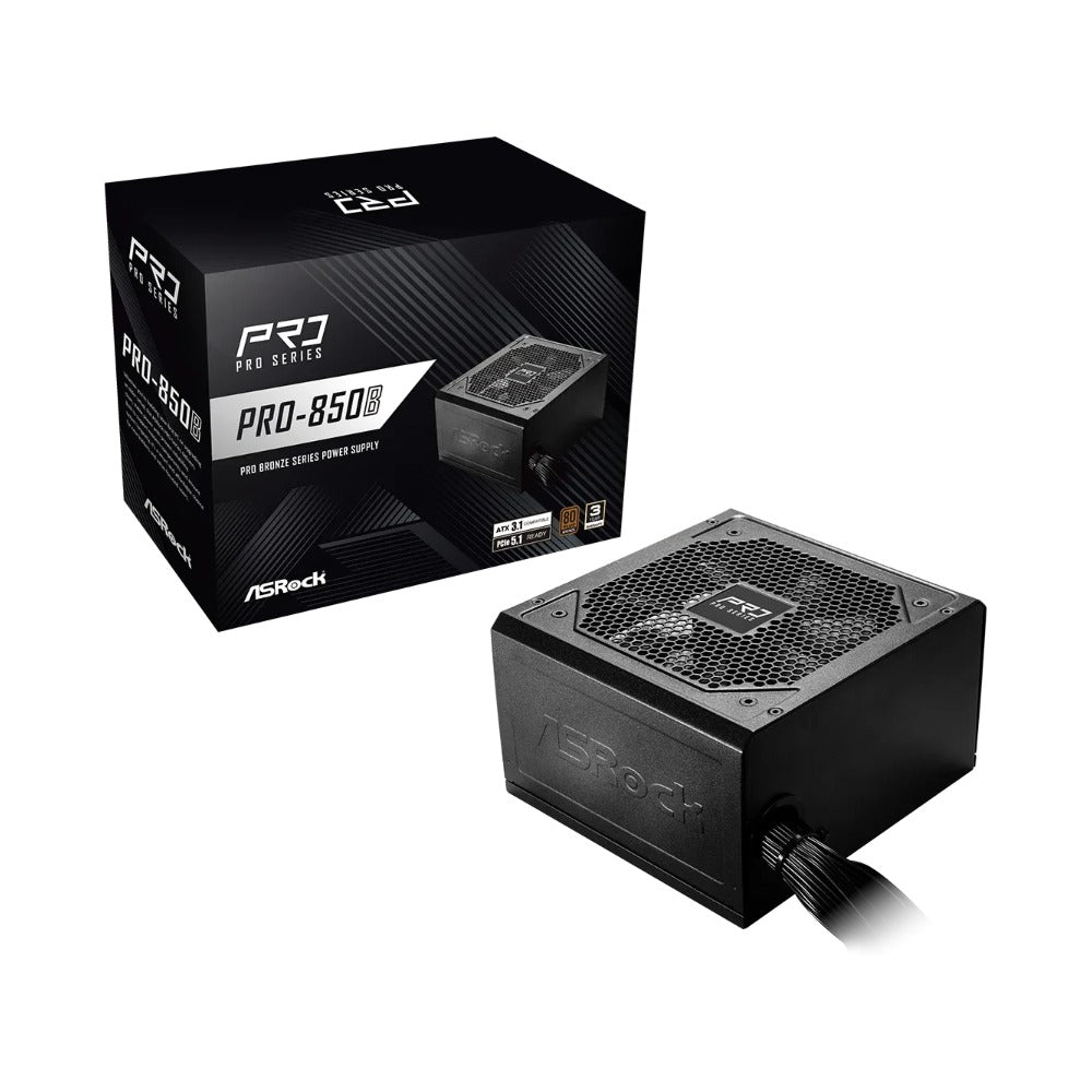 ASRock Pro Series Pro - 850B ATX 80+ Bronze black - ATX - Netzteil