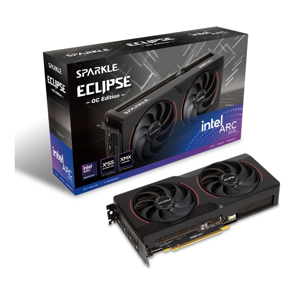 SPARKLE VGA Intel Arc B570 Eclipse OC Battlemage Lineup - 10.240 MB - GDDR6 - Grafikkarte
