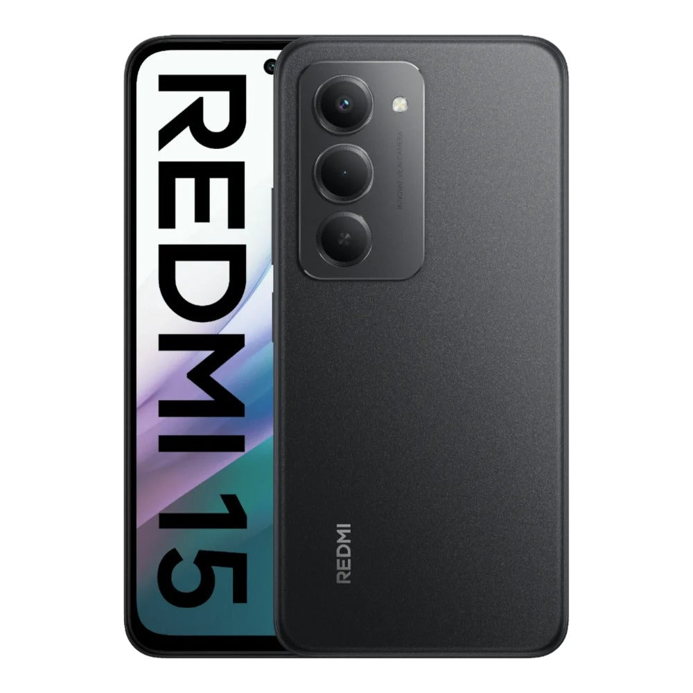 Xiaomi Redmi 15 Smartphone Midnight Black - 128 GB - Mobiltelefon