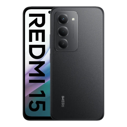 Xiaomi Redmi 15 Smartphone Midnight Black - 128 GB - Mobiltelefon