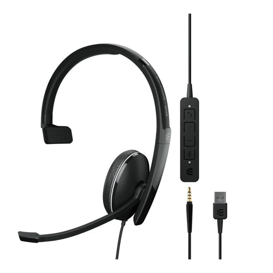 EPOS ADAPT 135 USB II - Kabelgebunden - Büro/Callcenter - 20 - 20000 Hz - 107 g - Kopfhörer - Schwarz - Headset