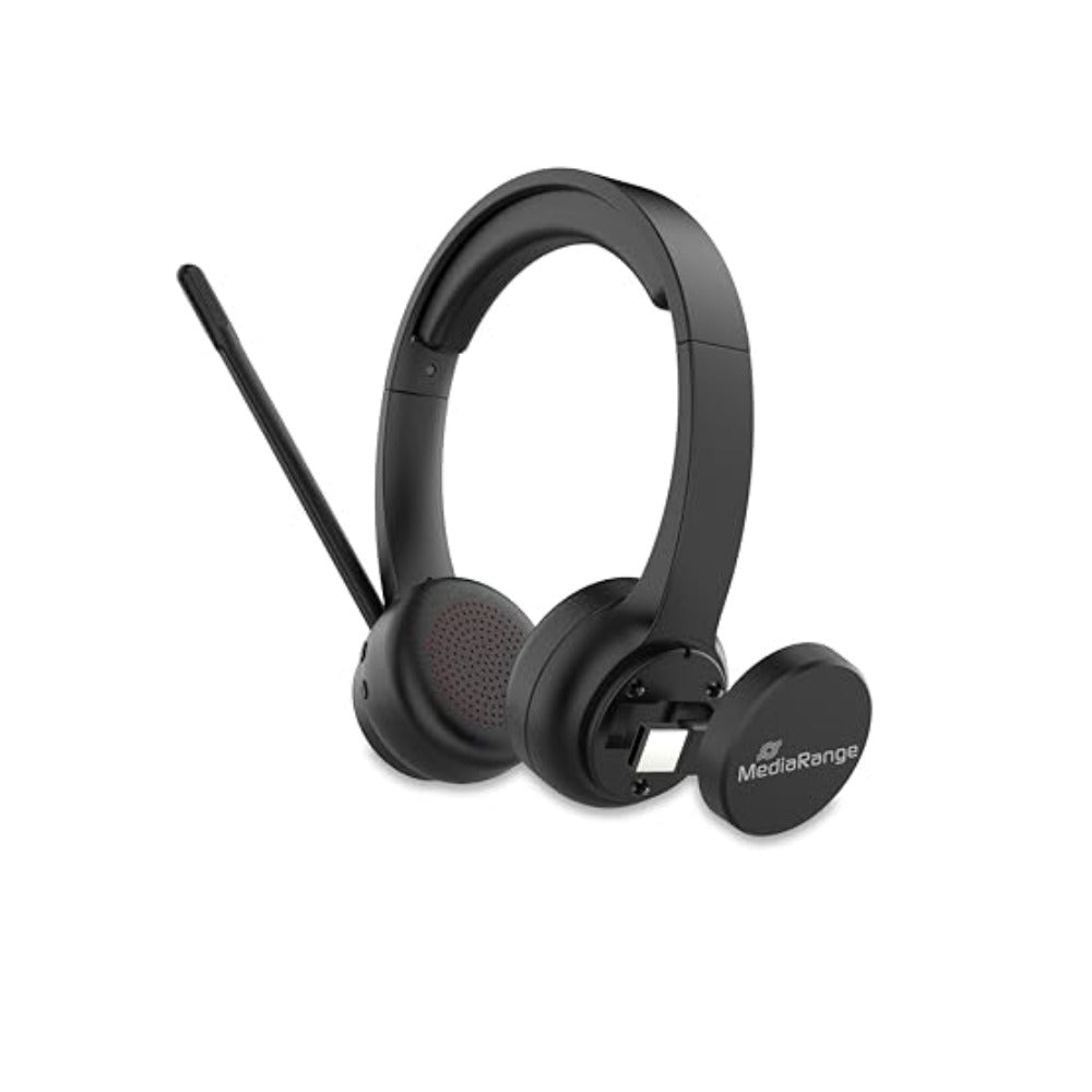 MEDIARANGE Bluetooth ENC Stereo Headset 400mAh Akku schwarz - 20 KHz - Headset