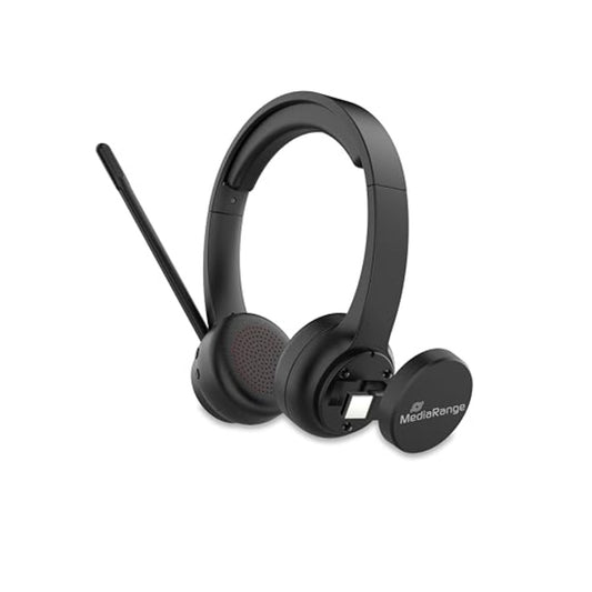 MEDIARANGE Bluetooth ENC Stereo Headset 400mAh Akku schwarz - 20 KHz - Headset