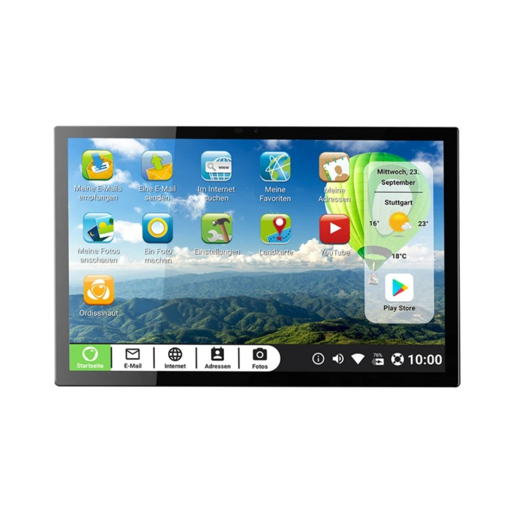Ordissimo ART0418 - 25,6 cm (10.1") - 1200 x 1920 Pixel - 64 GB - 4 GB - Android 10 - Schwarz - Tablet
