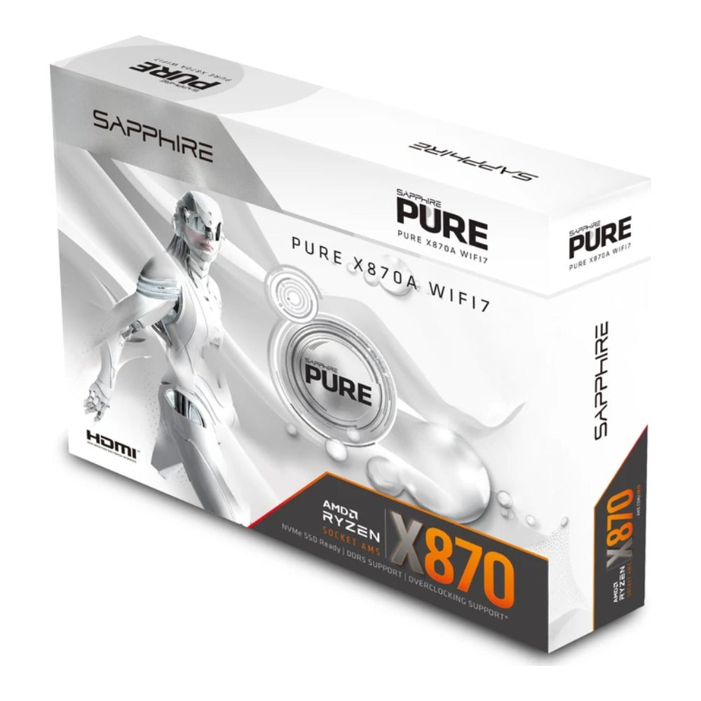 Sapphire Mainboard Pure X870A WIFI 7 - AMD Sockel AM5 (Ryzen Zen4) - Mainboard