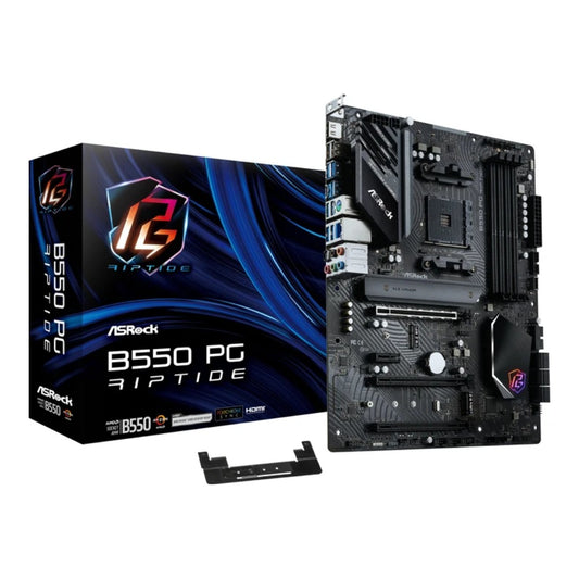 ASRock B550 PG Riptide - AMD - Sockel AM4 - AMD Ryzen 3000 Series - AMD Ryzen 5000 Series - DDR4 - SDRAM - 128 GB - DIMM - Mainboard