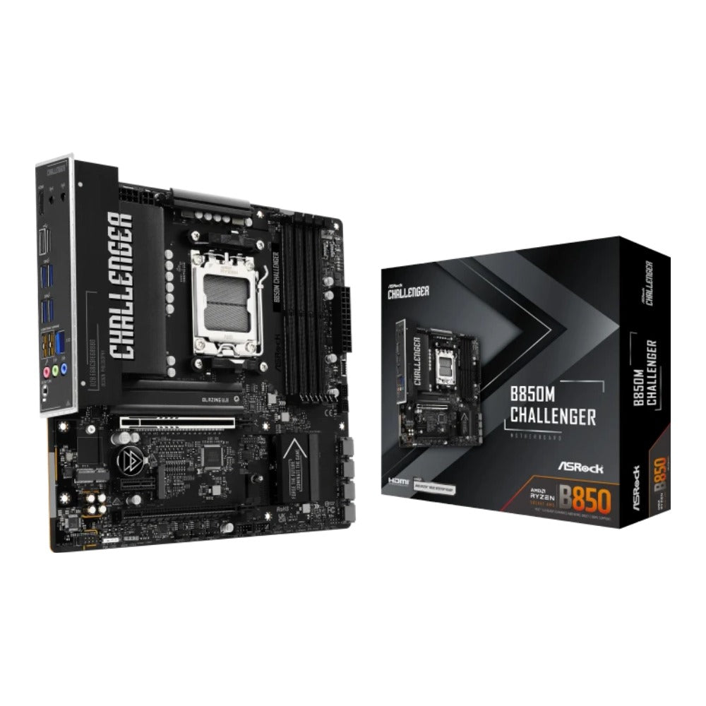 ASRock B850M Challenger AM5 mATX HDMI/DP - AMD Sockel AM5 (Ryzen Zen4) - Micro/Mini/Flex - ATX - Mainboard