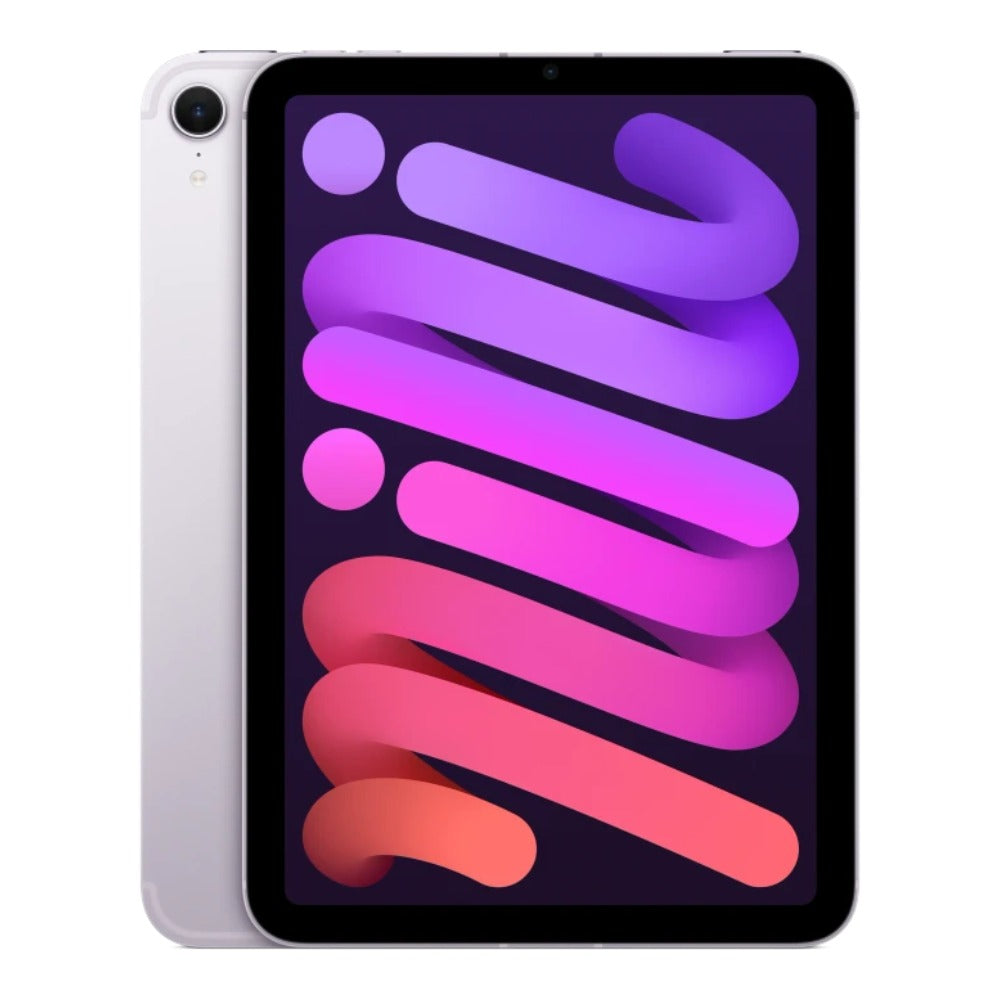 Apple iPad mini 7, Purple, 128GB, 5G Mit A17 Pro Chip. Leistung leicht gemacht Kreati­vität ohne Limits. Mit dem Apple Pencil Pro Vier fan­tas­tische Farben Ein Gerät wie kein anderes miniKlein, aber OMG.   Steckt andere in die Tasche. Und passt - Tablet