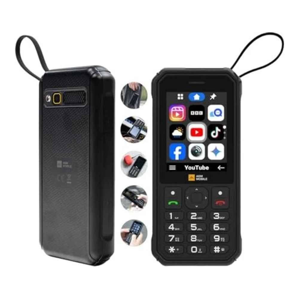 AGM Mobile AGM by Bea - fon M11 Bartype rugged IP68/IP69K/MIL - STD - 810 h - Mobiltelefon