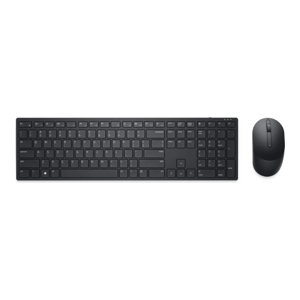Dell Pro Wireless Keyboard and Mouse - KM5221W - Volle Größe (100%) - Kabellos - RF Wireless - QWERTZ - Schwarz - Maus enthalten - Tastatur