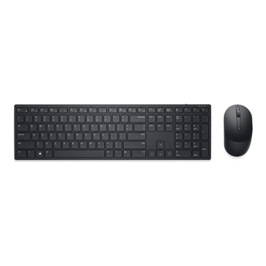 Dell Pro Wireless Keyboard and Mouse - KM5221W - Volle Größe (100%) - Kabellos - RF Wireless - QWERTZ - Schwarz - Maus enthalten - Tastatur