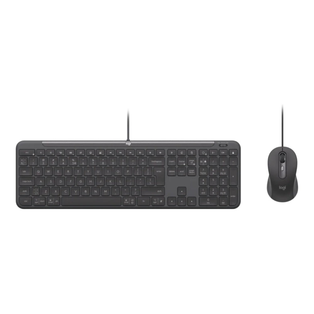 Logitech Wired Combo MK620 for Business Graphite US - 4.000 dpi - Tastatur