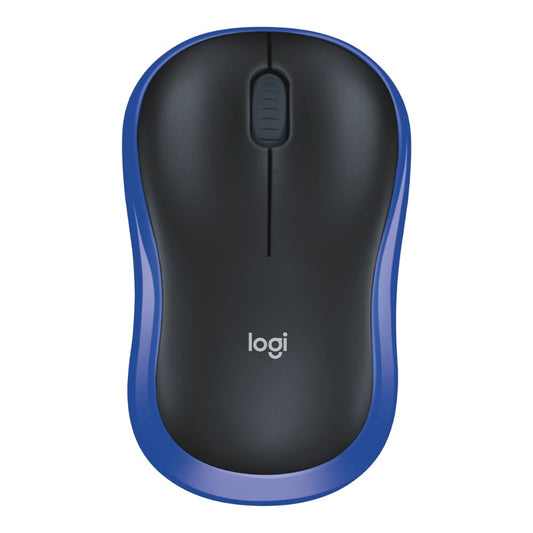 Logitech M185 - Beidhändig - Optisch - RF Wireless - 1000 DPI - Blau - Maus