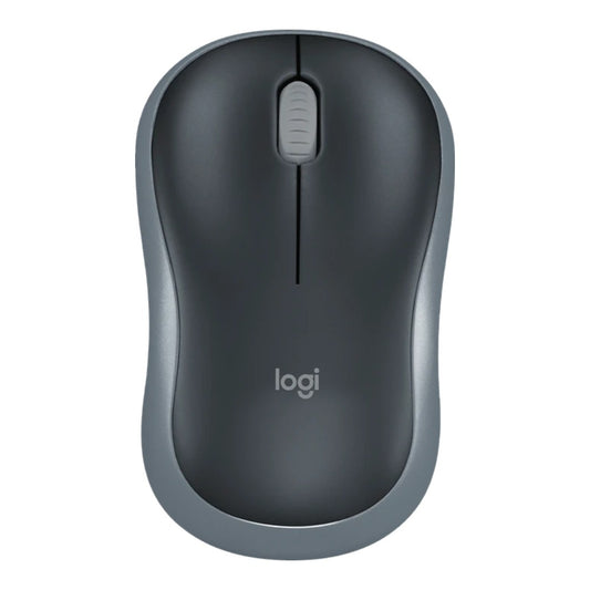 Logitech M185 - Beidhändig - Optisch - RF Wireless - 1000 DPI - Grau - Maus
