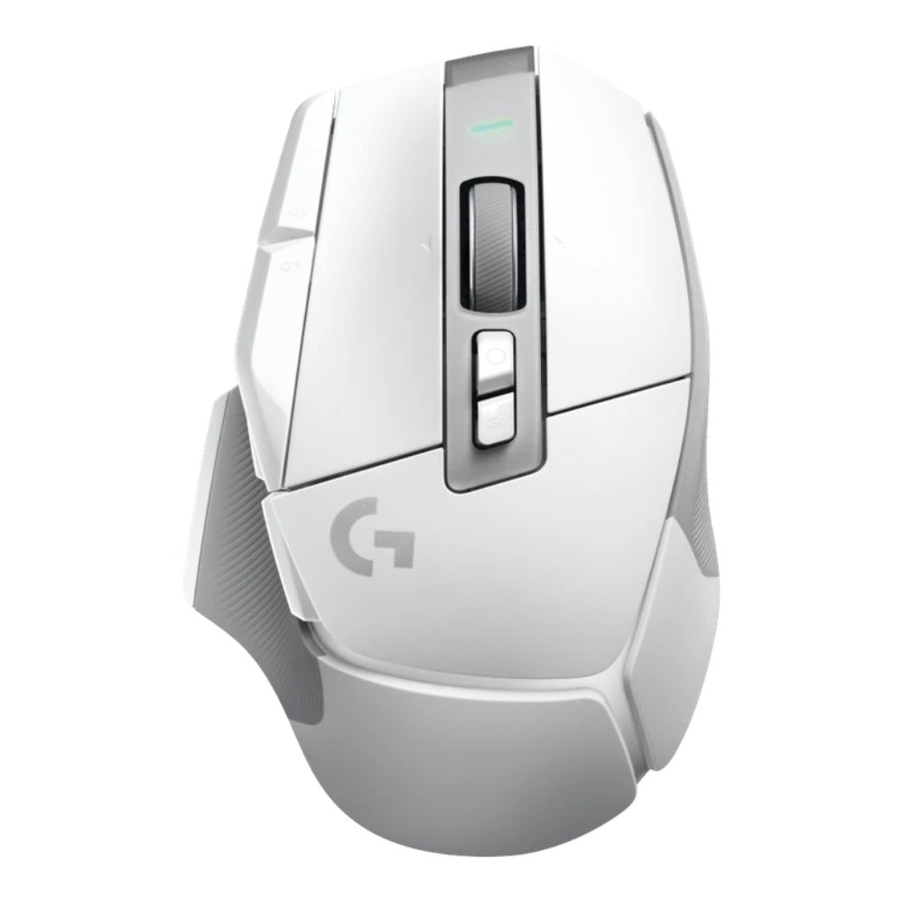 Logitech G G502 X LIGHTSPEED, rechts, Optisch, RF Wireless, 25600 DPI, Weiß - Maus