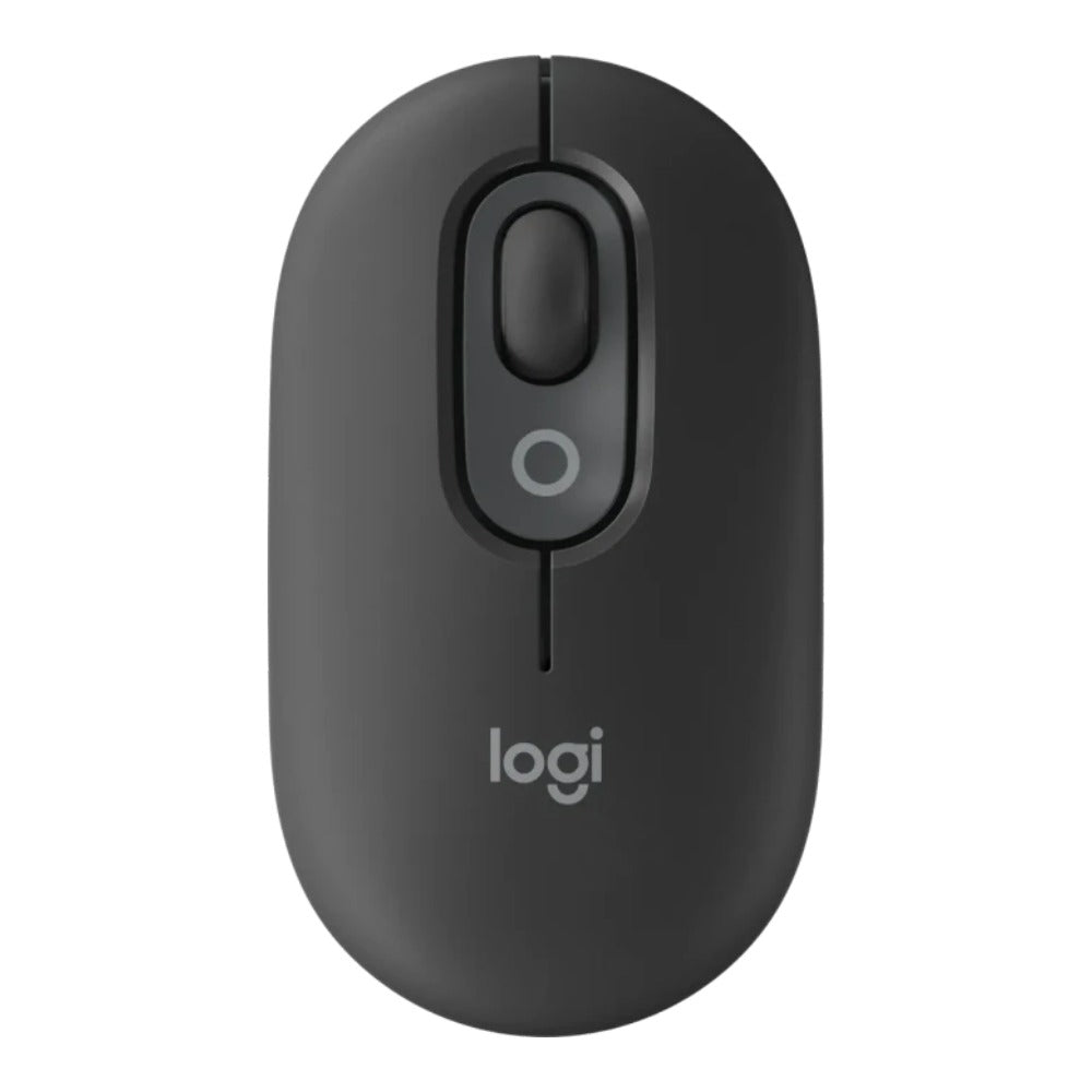 Logitech Pop Mouse with emoji Graphite - 1.000 dpi - Maus