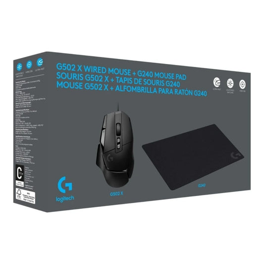 Logitech G502 X Gam Mouse - BK - USB - N/A - EMEA28 - 935 - 25.600 dpi - Maus