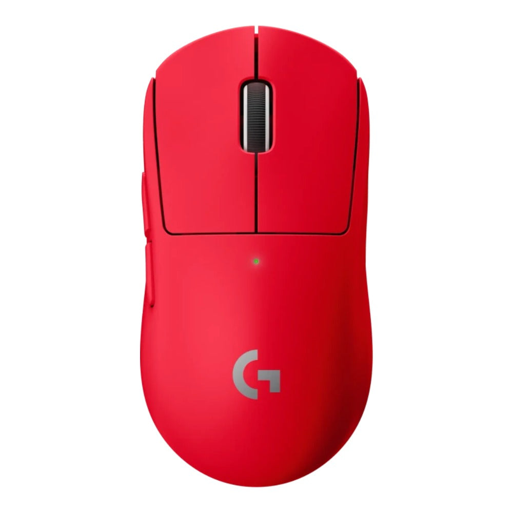 Logitech Pro X Superlight 2 SE, rechts, Optisch, RF Wireless, 44000 DPI, 1 ms, Rot - Maus