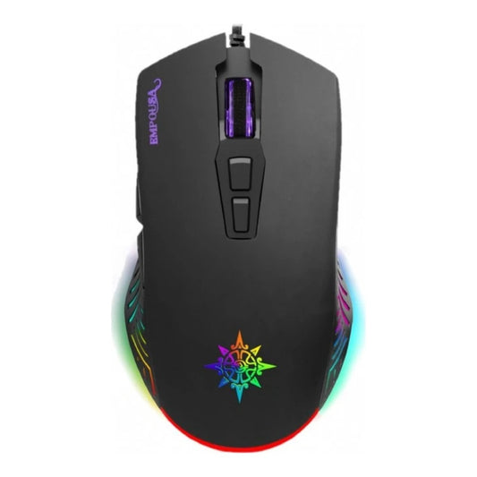 INCA IMG - 327 - Beidhändig - Optisch - USB Typ - A - 4800 DPI - Schwarz - Maus
