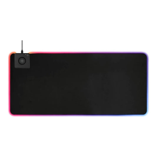 Deltaco GAM - 092 - Schwarz - Monochromatisch - Neopren - USB - Gamingpad - Maus
