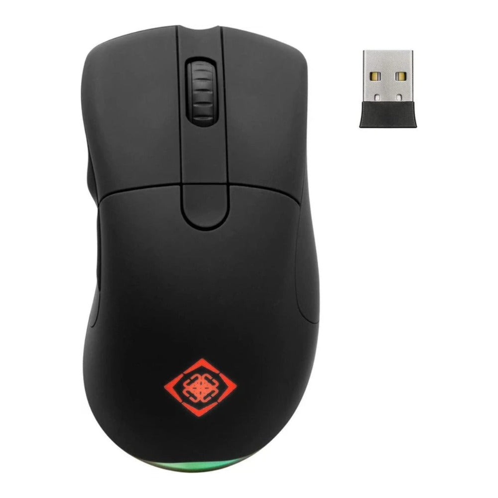 Deltaco GAM - 107 - rechts - USB Typ - A - 16000 DPI - 1 ms - Schwarz - Maus