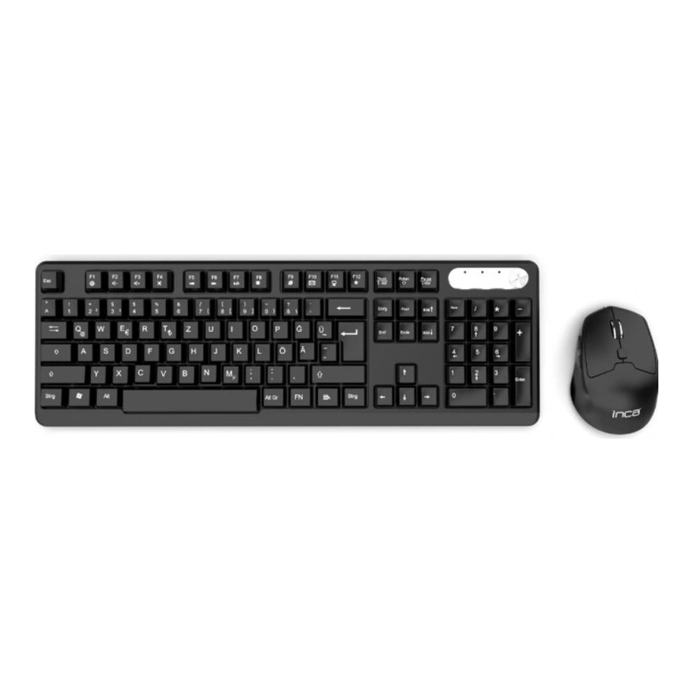 Cian Technology GmbH Inca IWS - 549U - Volle Größe (100%) - Verkabelt & Kabellos - RF kabellos + USB - Schwarz enthalten - Maus