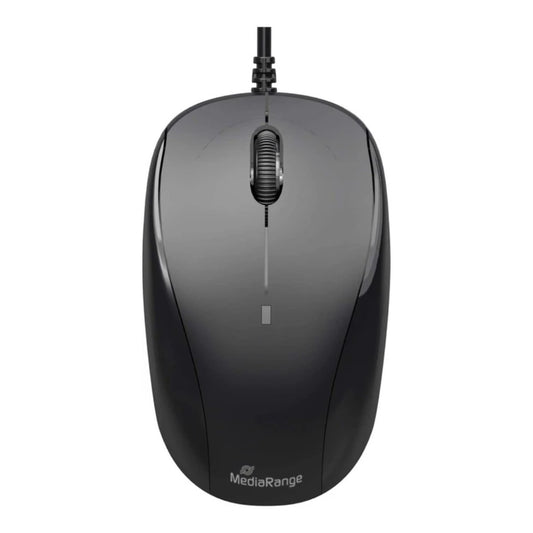 MEDIARANGE MROS213 - rechts - Optisch - USB Typ - A - 1000 DPI - Schwarz - Maus