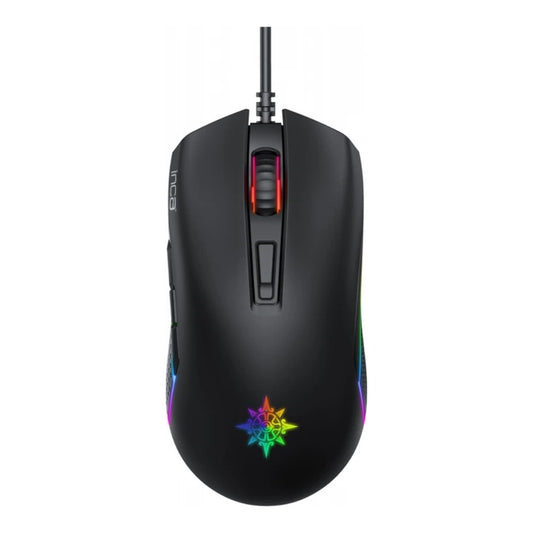 INCA IMG - GT14 - rechts - USB Typ - A - 3600 DPI - Schwarz - Maus