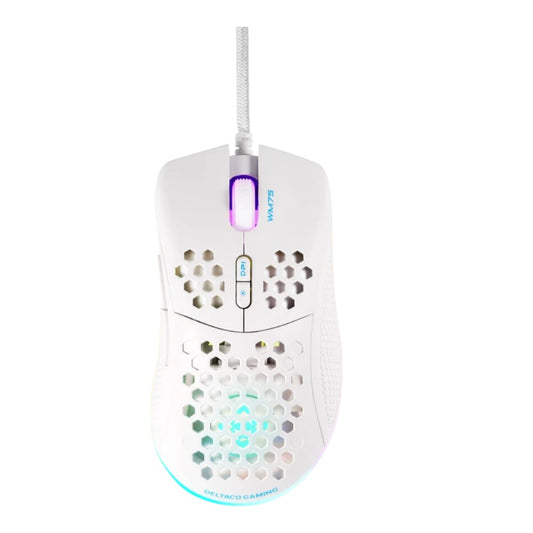 Deltaco Gaming Maus WM75 USB RGB weiß - Optisch - Maus