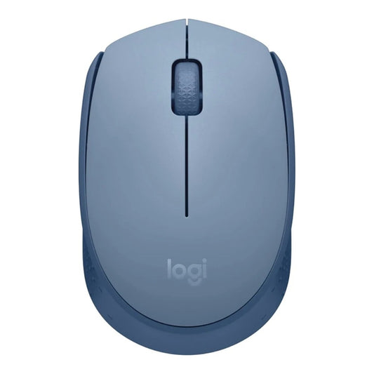 Logitech M171 - Beidhändig - Optisch - RF Wireless - Blau - Grau - Maus