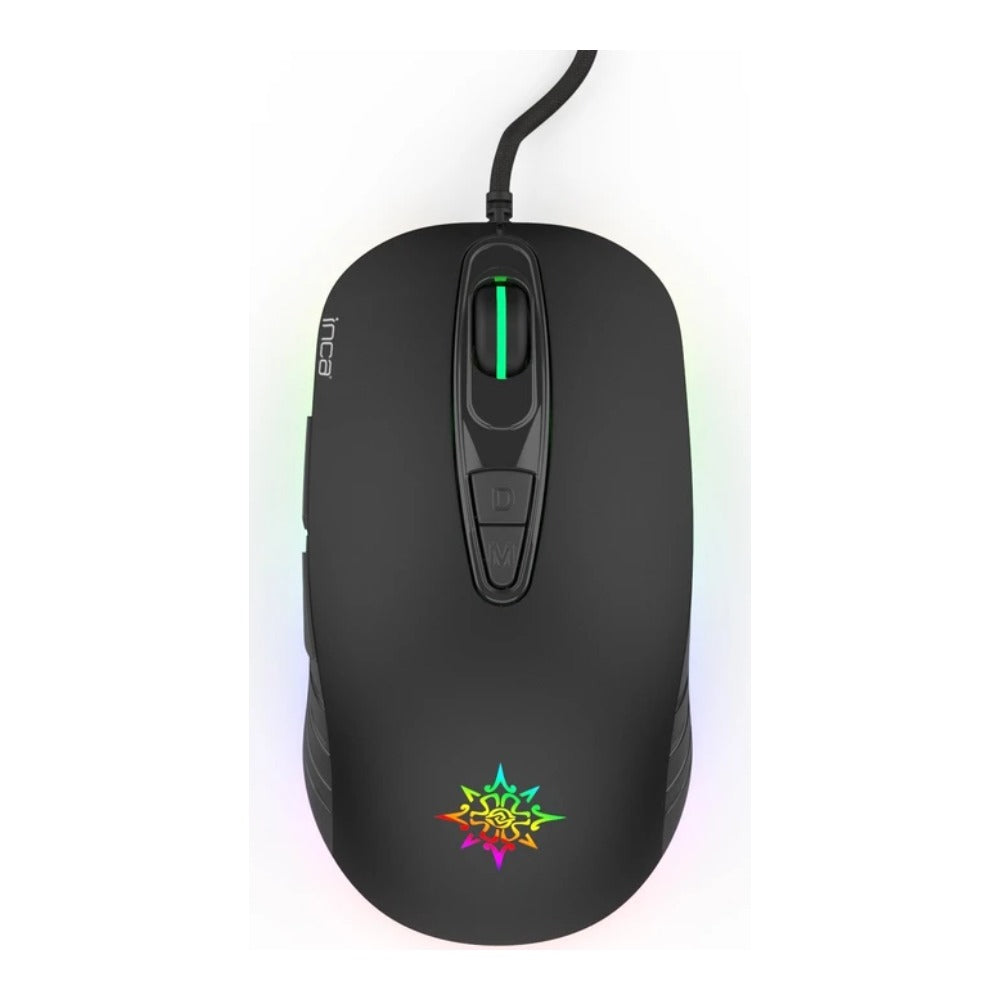 INCA IMG - 348 - rechts - Optisch - USB Typ - A - 3200 DPI - Schwarz - Maus