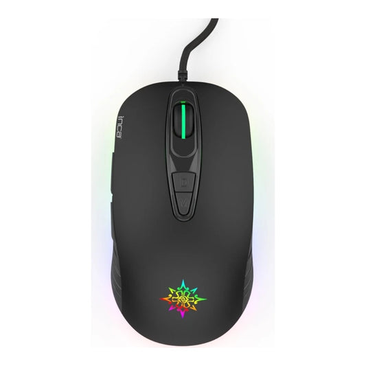 INCA IMG - 348 - rechts - Optisch - USB Typ - A - 3200 DPI - Schwarz - Maus